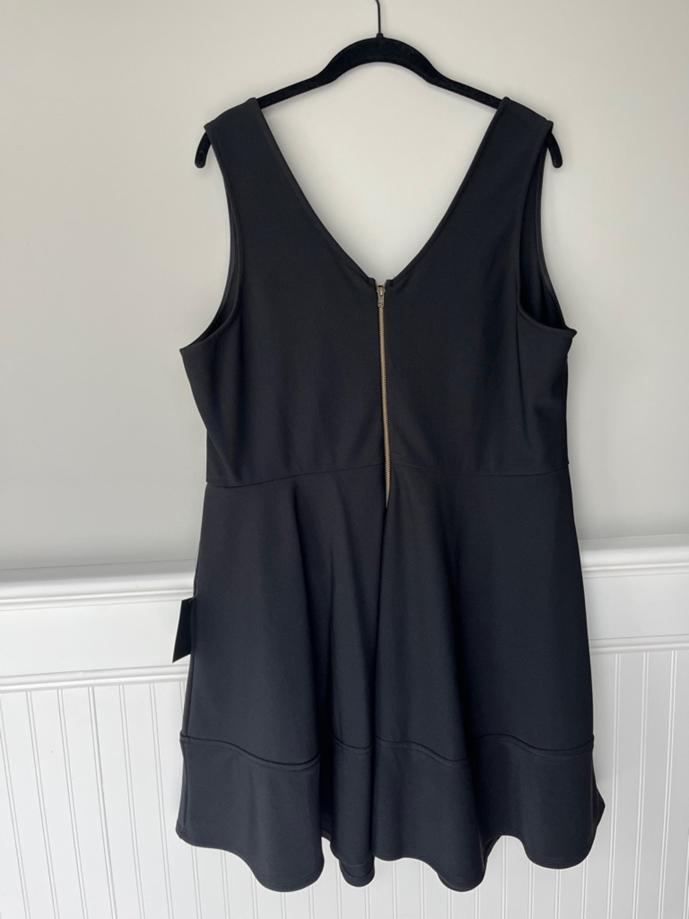 NWT Lulus Black Sleeveless Skater Dress 2X Little Black Dress - Picture 4 of 9